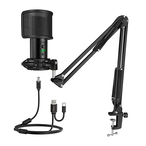 FIFINE T683 USB Gaming streaming Recording Microphone